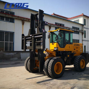 Ltmg LTR100 <span class=keywords><strong>Xiamen</strong></span> 10 Ton Giant Heftruck 4WD All Terrain Atv Heftruck 4WD Ruwe Terrian Heftruck Met Volledige Gratis Mast - Product Image 4