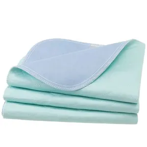 Couvre-lit réutilisable pour usage domestique/hôpital, matelas de lit doux absorbant, sous-pochette pour inrennie, couvre-lit lavable