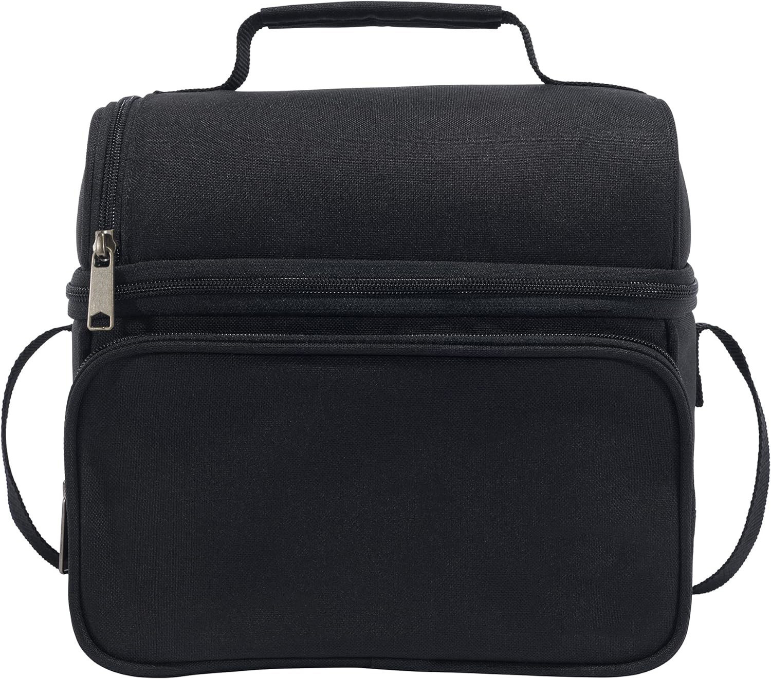 Can Compartment Insulated Polyester Camping Picnic Lunch Bag