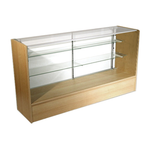 Vitrine de présentation de 70 pouces pour magasin de tabac, vitrine à portes coulissantes en verre, vitrine à bijoux avec étagères réglables - Product Image 3
