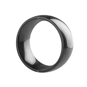 Portachiavi in ceramica smart fashion 125khz 13.56mhz em4305 T5577 NFC 213 nuovo anello intelligente musulmano con vibrazione rfid per tiktok