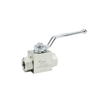 Válvula de Bola de Alta Presión KHB-G3/8, Acero al Carbono, Rosca Externa, Válvula de Cierre Hidráulica Bidireccional PN315 - Product Image 1