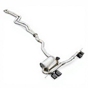 Pour BMW 130i <span class=keywords><strong>E87</strong></span> N54 3.0 2004-2011 Système d'échappement de course automobile avec soupape de silencieux, tuyau de course et contrôleur à quatre pointes acérées - Product Image 1