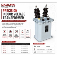 Transformateur de tension monophasé immergé dans l'huile 10 kV JDJ-10 à bobinage en cuivre et bobine toroïdale pour la distribution d'énergie des appareils de commutation 3 kV/6 kV