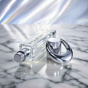 Artículos Decorativos con Logotipo Personalizable, Botellas de Perfume Cuadradas de Vidrio Vacías de 10 ml, 20 ml, 30 ml, Mini Botellas de Perfume de Bolsillo con Tapa Metálica para Llavero - Product Image 2