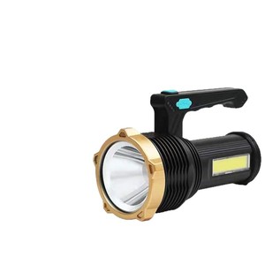 ไฟฉาย LED แบบชาร์จไฟได้ ระยะลำแสง 200-300 เมตร ชาร์จผ่าน USB ไฟทำงานอุตสาหกรรม โหมดไฟส่องสว่าง แสงวอร์มไลท์ - Product Image 1