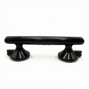 Barre d'appui antidérapante noire à <span class=keywords><strong>ventouse</strong></span> <span class=keywords><strong>pour</strong></span> <span class=keywords><strong>salle</strong></span> de <span class=keywords><strong>bain</strong></span>, <span class=keywords><strong>poignée</strong></span> de sécurité <span class=keywords><strong>pour</strong></span> douche/baignoire, installation facile, support robuste <span class=keywords><strong>pour</strong></span> personnes âgées et handicapées - Product Image 1