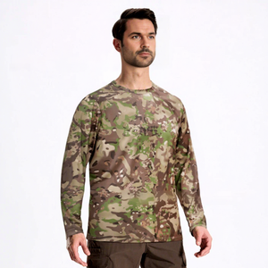 Camisas y Tops de <span class=keywords><strong>Caza</strong></span> con Protección Solar UV de Poliéster, Camuflaje Biónico, para Fotografía, Observación de Aves y Actividades al Aire Libre - Product Image 6