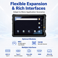 Tablet Industrial Resistente de 10 Pulgadas, Android 14, IP65 Impermeable, 10000mAh, 8GB, 128GB, 5G, WiFi, NFC, Escáner de Código de Barras, OEM Personalizado