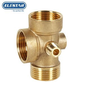 Laiton vérifier pièces accessoires filtre Standard corps en laiton pompe à <span class=keywords><strong>eau</strong></span> tuyau bronze pied vanne connecteur - Product Image 3