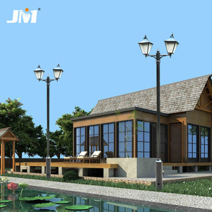 Lampe de jardin LED à double tête Jm Juming de 3 mètres pour l'éclairage paysager des villas et cours - Product Image 2