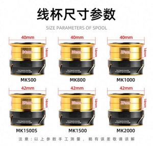 รอกสปินนิ่งน้ำเค็ม SW 5.0:1 ผลิตจากโลหะและพลาสติก แรงต้านสูงสุด 10 กก. มือหมุนเปลี่ยนได้ซ้ายขวา สำหรับตกปลาในทะเลสาบ มหาสมุทร แม่น้ำ และลำธาร - Product Image 6