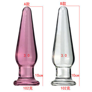 ลูกบอลคริสตัลปลอมสำหรับผู้ชายขนาด11.2ซม. ที่เสียบก้นแบบลูกปัดดิลโด้ทวารหนัก - Product Image 6