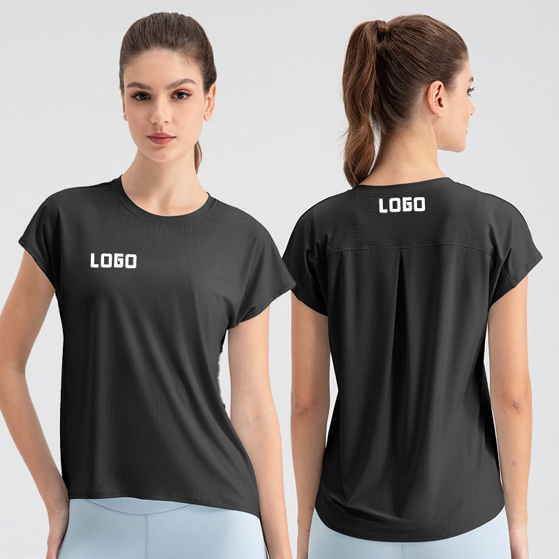 Sports Yoga Workout Loose Quick Dry T-Shirt Women Sportswear Fitness Sport Shirt for Women