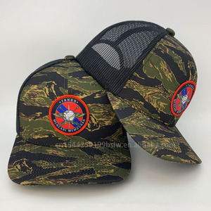 Tùy Chỉnh Dệt Vá Biểu Tượng Thể Thao Mùa Hè Mũ Mặt Trời Người Đàn Ông Phụ Nữ Của <span class=keywords><strong>Hip</strong></span> <span class=keywords><strong>Hop</strong></span> Richardson 112 Có Cấu Trúc Lưới Camo Trucker Mũ Không Thấm Nước - Product Image 1