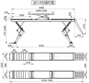 Diskon besar popularitas baru 2025 <span class=keywords><strong>Lift</strong></span> gunting hidrolik perbaikan seluler komersial angkat mobil tugas berat - Product Image 4
