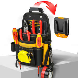 Bolsa <span class=keywords><strong>de</strong></span> Herramientas Resistente con Múltiples Bolsillos, Portaherramientas <span class=keywords><strong>de</strong></span> Cintura <span class=keywords><strong>de</strong></span> Alta Resistencia para Electricistas, Mecánicos y Trabajadores <span class=keywords><strong>de</strong></span> la Construcción - Product Image 3