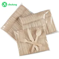 Bulk Disposable Biodegradable Wooden Cutlery, Eco Friendly