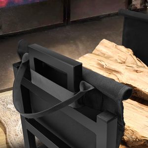 Support <span class=keywords><strong>de</strong></span> bois <span class=keywords><strong>de</strong></span> chauffage intérieur avec porte-bûches en bois pour accessoires <span class=keywords><strong>de</strong></span> <span class=keywords><strong>cheminée</strong></span> - Product Image 4