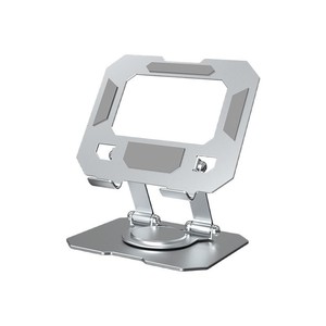 <b>Tablet</b> <b>Stand</b> Adjustable 360 Degree Rotation For Desktop Viewing Support Black And Silver - Product Image 3