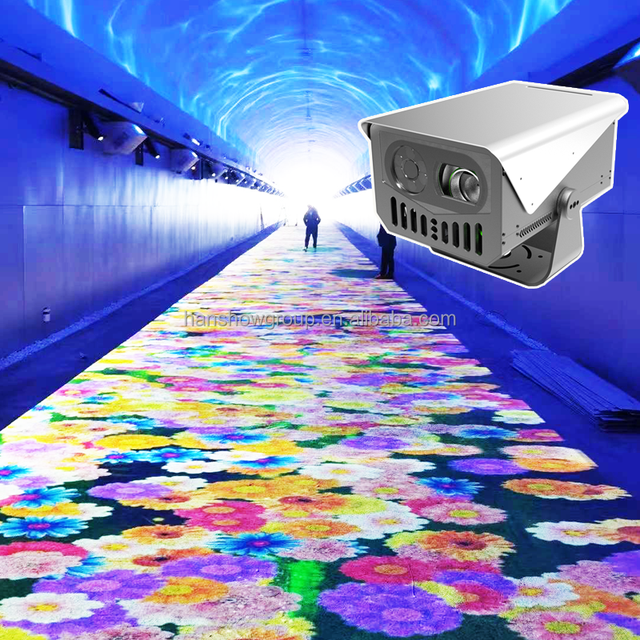Holographic Interactive 3D 4K Laser Projector for Kids Immersive Gaming Walls Floors and Projection Advertising