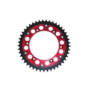 Piezas para motocicleta Motocross 45T 48TCRF450X Dirt bike <span class=keywords><strong>520</strong></span>, <span class=keywords><strong>cadena</strong></span> y piñones traseros - Product Image 1
