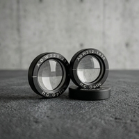 HC Optics Plaque à Demi-Vague 1/4 en Quartz Optique Cimenté à Ordonnée Zéro, Retardeur Optique avec Revêtement AR, Taille OEM, 633nm, 25.4mm, pour Applications Laser