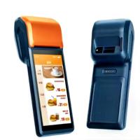 Terminal Punto de Venta Portátil Inalámbrico Android 11 de 4G+64G, Sistema Móvil Todo en Uno con Pantalla IPS de 5.5 Pulgadas, Lector de Códigos de Barras Integrado y Doble Cámara