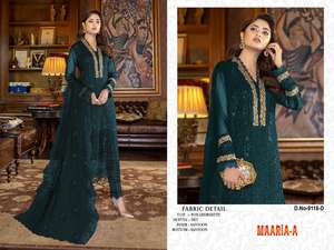 Nouveau costume Salwar pakistanais à la mode avec Dupatta pour occasion spéciale disponible en différentes tailles costume Salwar - Product Image 4