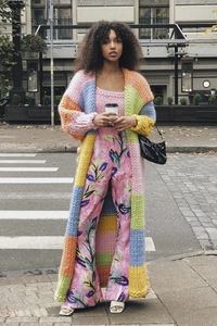 Maglioni Crop Oversize Personalizzati per Donna, Lavorati a Mano in Poliestere, per Maternità, Autunno <span class=keywords><strong>Inverno</strong></span> 2022 - Product Image 6