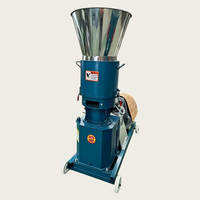 Mini machine de fabrication de granulés pour animaux de ferme (volailles, poissons, porcs, chèvres, bovins, chats) - Machine de granulation d'aliments pour animaux