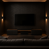 Panneau acoustique en placage de bois personnalisé, options de couleur chêne, noyer, frêne, érable, panneau mural rainuré pour hôtel
