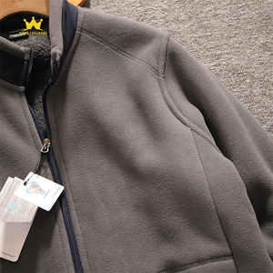 Veste polaire <span class=keywords><strong>double</strong></span> face épaisse pour homme, coupe-vent, chaude, pour l'extérieur - Product Image 6