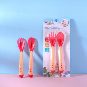 ملعقة بلاستيكية متغيرة اللون برأس ناعم لإطعام الطفل مقاومة للماء بمستشعر - Product Image 4