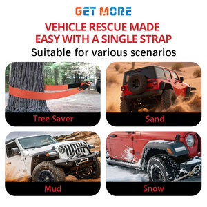 Correas de remolque de alta resistencia 30000/35000lb cuerda de remolque para camiones vehículos accesorios Cable para camión Barco, <span class=keywords><strong>Kit</strong></span> de coche de emergencia en carretera - Product Image 3