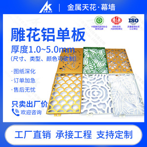 Panel de Aluminio Artístico Tallado, de 4 mm de Grosor, Ligero, Ignífugo, para Exteriores, Tamaño Personalizado, Diseño Contemporáneo - Product Image 5