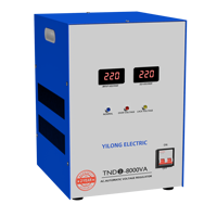 Régulateur/Stabilisateur de tension automatique monophasé YILONG SVC-8KVA 220V 8000VA, servomoteur haute précision, AVR pour toute la maison