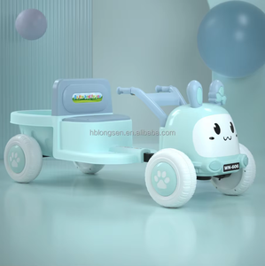 Elektrisches Aufsitz auto für Kinder mit doppeltem, großem, komfortablem, batterie betriebenem 4-Rad-Lernspielzeug mit Fernbedienung - Product Image 6