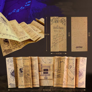 Mappa del Malandrino di Hogwarts con Impronte che Appaiono - Product Image 3