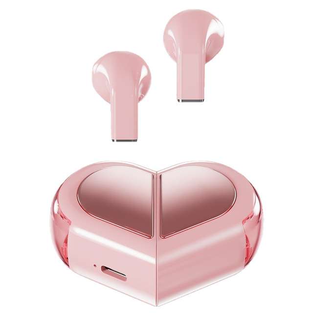 K520 JL Chipset TWS Earbuds | Rotatable Heart Shape BT 5.3 Ultra-low Latency ANC Noise Cancellation Waterproof 13mm Drivers 15m