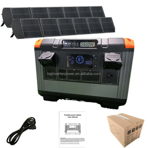 Estación de Energía Portátil de 2400W y 2000Wh con Carga Rápida de 1600W AC y 1200W Solar para Uso Diario en el Hogar y Emergencias - Product Image 2