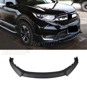 Diffuseur de pare-chocs avant de voiture noir brillant, pièce de modification pour Honda CRV 2017-2020, protection de pare-chocs, accessoires automobiles - Product Image 1