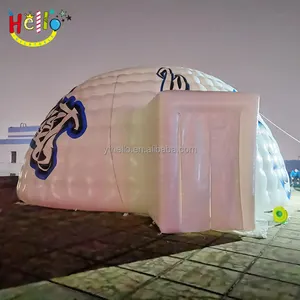 Barraca igloo inflável à prova d'água, alta qualidade, mostrador de comércio para propaganda