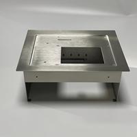 Boîtier en tôle d'aluminium et d'acier inoxydable sur mesure, tolérance de 0,1 mm, découpe laser, revêtement en poudre, service OEM