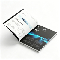 Servicio de Impresión de Libros Personalizados, Diseño de Tapa Blanda, Impresión Offset a Todo Color con UV, Tamaño y Formato Personalizables, Alta Calidad