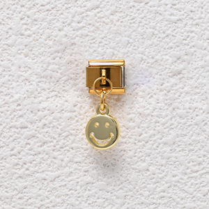 Modular Charm Bracelet Set Gold Tone Zinc Alloy Stainless Steel Unisex DIY Jewelry Accessories Crown Pattern Summer 2025 - Product Image 2