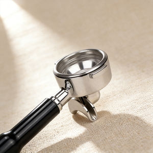 ที่กรองกาแฟสแตนเลสขนาด 58 มม. <span class=keywords><strong>แบบ</strong></span>กำหนดเองได้ พร้อมด้ามจับพลาสติก เป็นมิตรกับสิ่งแวดล้อม อุปกรณ์ชงกาแฟและชาพร้อมส่ง - Product Image 5