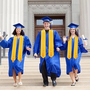 All'ingrosso abito da laurea opaco di 12 colori e berretto con Stole Honor cordino di laurea Robe per la cerimonia di laurea - Product Image 2