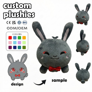 Fornitore di Peluche Personalizzati: Simpatico Personaggio Anime con Gilet a Righe, Regali Aziendali, Titan <span class=keywords><strong>2</strong></span> Raic Catter Animal Ferm Custom Stuffy - Product Image 4