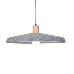 Suspension acoustique en feutre <span class=keywords><strong>gris</strong></span> à économie d'énergie, angle de faisceau 360°, garantie 2 ans, éclairage de <span class=keywords><strong>plafond</strong></span> pour maison, bureau, restaurant, taille moyenne - Product Image 3